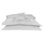 Completo lenzuola bianche per hotel rigate in cotone egiziano Cortina