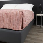 Copriletto Fiammetta rigato Aragosta - immagine 6