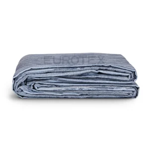 Copriletto Fiammetta rigato <br/> Blu singolo