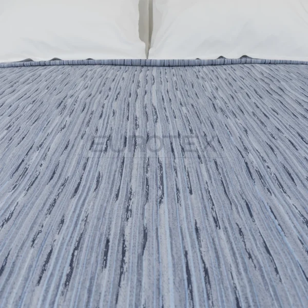 Copriletto Fiammetta rigato Blu - immagine 2