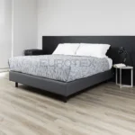 Copriletto Fiammetta rigato <br/> Ghiaccio matrimoniale - immagine 5