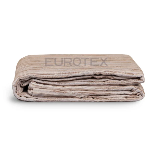 Copriletto Fiammetta rigato <br/> Moro matrimoniale - immagine 1