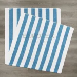 Telo mare a righe RIVIERA laguna 90×185 - immagine 3