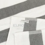 Telo mare a righe RIVIERA pietra 90×185 - immagine 4