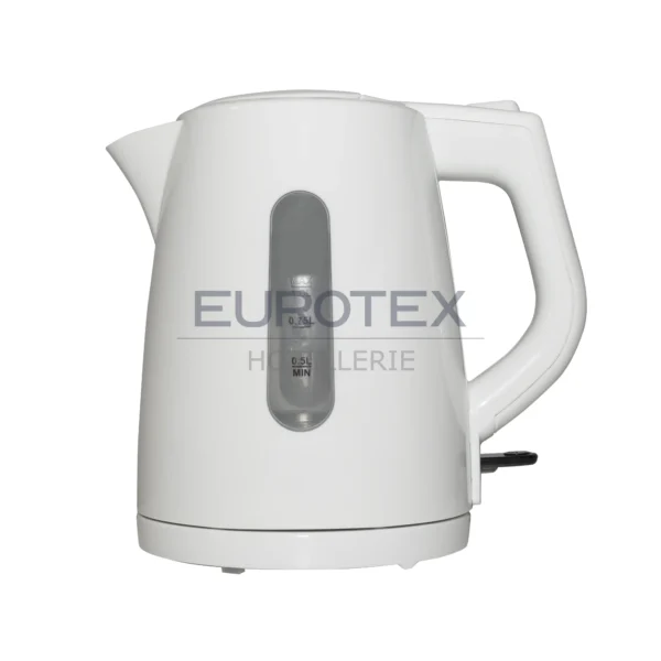 Bollitore elettrico in plastica bianco - immagine 1