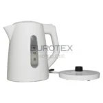 Bollitore elettrico in plastica bianco - immagine 2