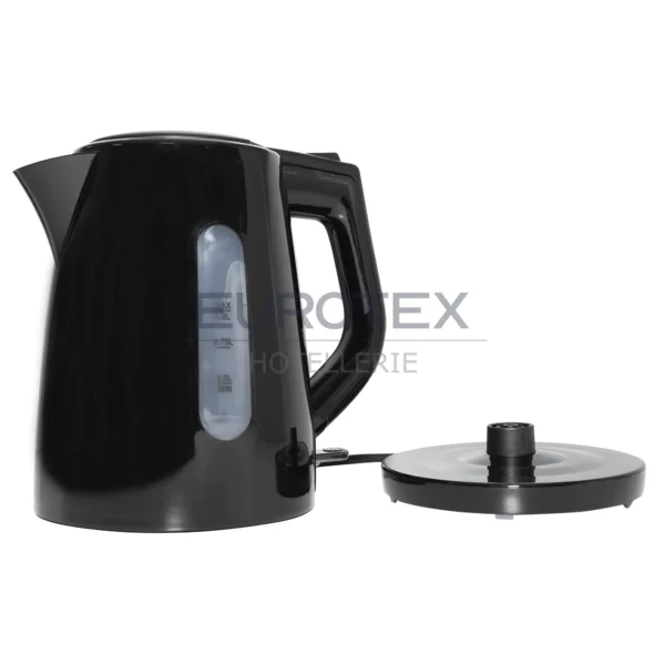 Bollitore elettrico in plastica nero - immagine 2