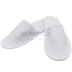 Pantofole chiuse in SPUGNA <br/> con suola ANTISCIVOLO Bianco (50 paia)