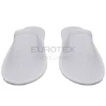Pantofole chiuse in SPUGNA <br/> con suola ANTISCIVOLO Bianco (50 paia) - immagine 3
