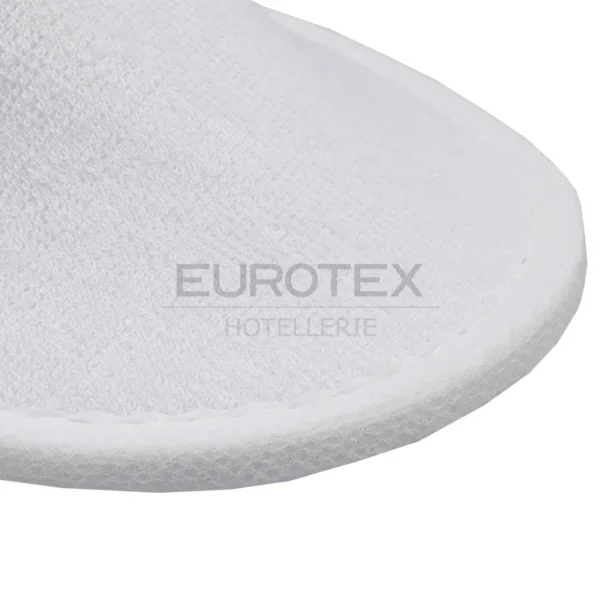 Pantofole chiuse in SPUGNA <br/> con suola ANTISCIVOLO Bianco (50 paia) - immagine 5