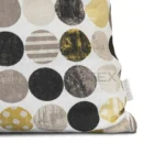 Cuscino arredo NABUCCO stampato 50x50 giallo - immagine 2