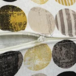 Cuscino arredo NABUCCO stampato 50x50 giallo - immagine 3