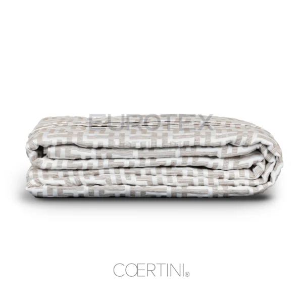 Copriletto Labirinto Tortora - immagine 1