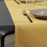 Runner tavola antimacchia ELITE senape 45×130