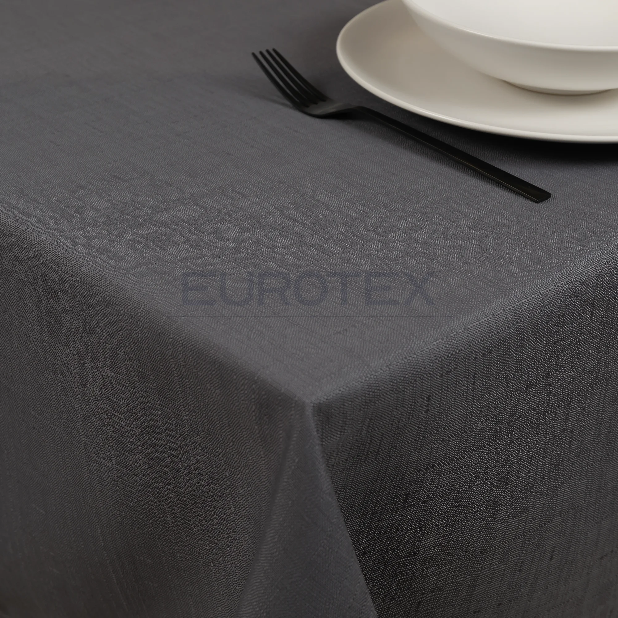 Tovaglia antimacchia 180x180 grigio scuro Elite - Eurotex Hotellerie