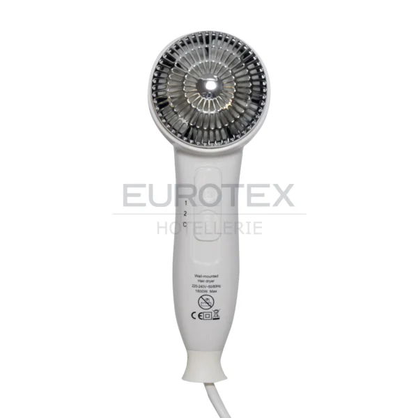 Asciugacapelli hotel da parete 1600W bianco - immagine 4