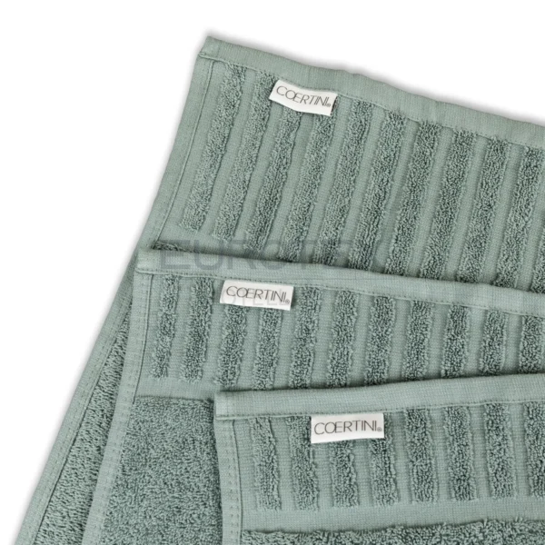 Tris spugna Rapallo Petrolio gr. 480 (1 ospite, 1 salvietta, 1 telo) - immagine 3