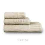 Asciugamani colore sabbia linea Rapallo per hotel e B&B