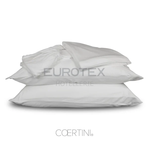 Completo lenzuola matrimoniali bianche per alberghi no stiro Sondrio