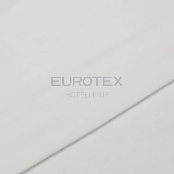 Lenzuolo bianco Sondrio no stiro Particolare cucitura