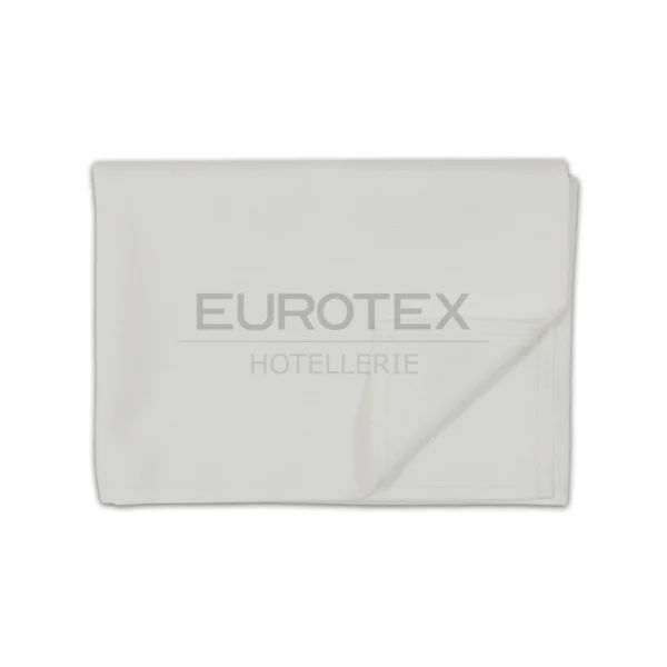 Tovaglia idrorepellente no stiro Amelia bianca piegata