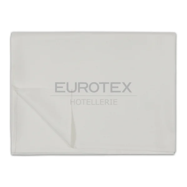 Tovaglia idrorepellente no stiro Amelia bianca piegata