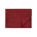 Tovaglia idrorepellente no stiro Amelia bordeaux piegata