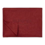 Tovaglia idrorepellente no stiro Amelia bordeaux piegata