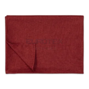 Tovaglia idrorepellente no stiro Amelia bordeaux piegata