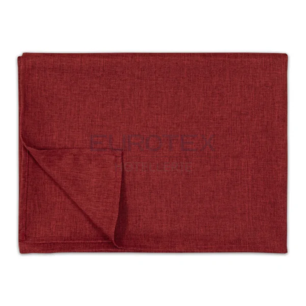 Tovaglia idrorepellente no stiro Amelia bordeaux piegata