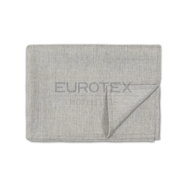 Tovaglia idrorepellente no stiro Amelia grigio piegata