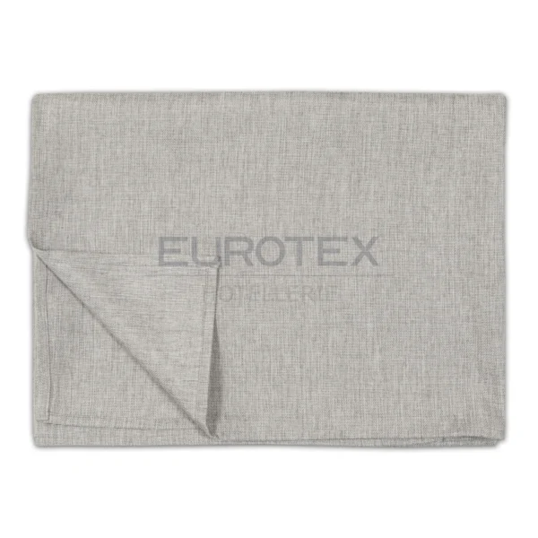 Tovaglia idrorepellente no stiro Amelia grigio piegata