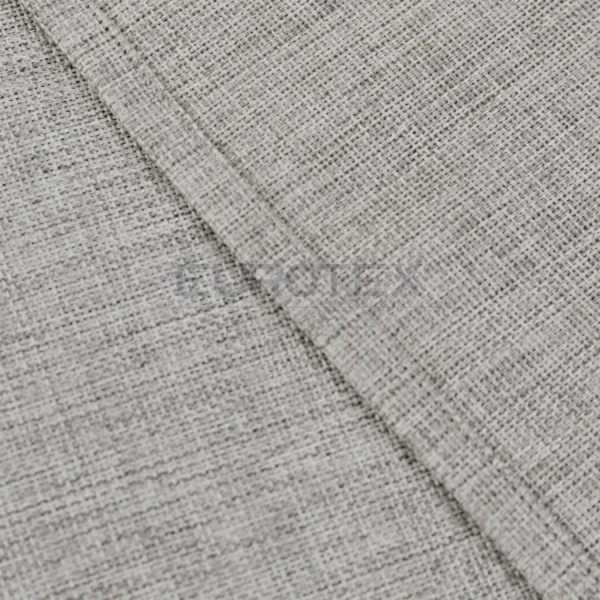Dettaglio cucitura tovaglia idrorepellente no stiro Amelia grigia