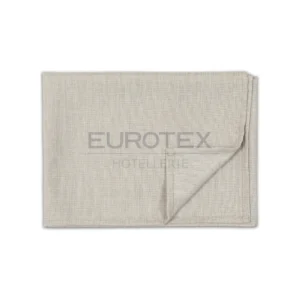 Tovaglia idrorepellente no stiro Amelia sabbia piegata