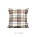 Cuscino arredo TARTAN tortora