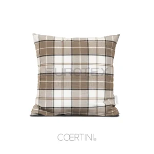 Cuscino arredo TARTAN tortora