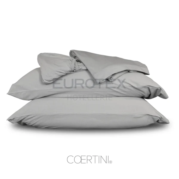 Completo letto Sondrio no stiro <br /> matrimoniale grigio - immagine 1