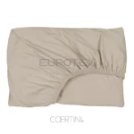 Lenzuolo Sondrio no stiro <br /> sotto con angoli crema <br />  per materasso cm 80×200+22