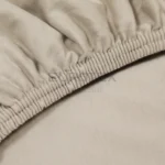 Lenzuolo Sondrio no stiro <br /> sotto con angoli crema <br />  per materasso cm 80×200+22 - immagine 2