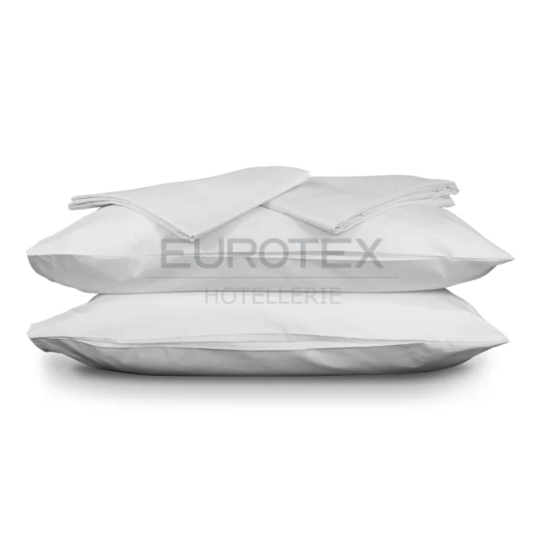 Completo lenzuola da hotel bianche silver