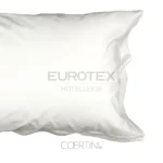 Federe Milano/Gold in cotone bianco