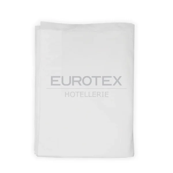 Lenzuola alberghiere bianche piane in cotone 20/24