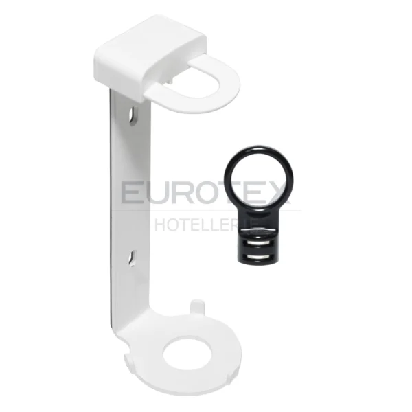 Supporto a muro in acciaio bianco per dispenser REFILL - immagine 1