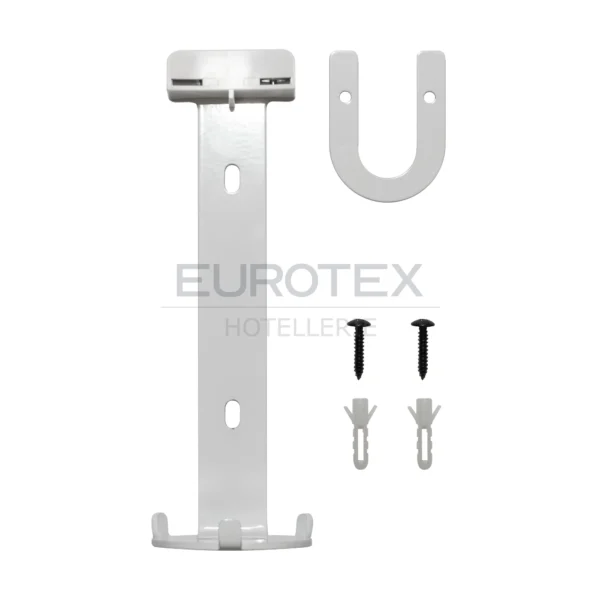 Supporto a muro in acciaio bianco per dispenser REFILL - immagine 5