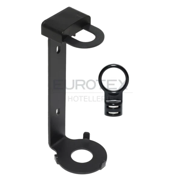 Supporto a muro in acciaio nero per dispenser REFILL - immagine 1