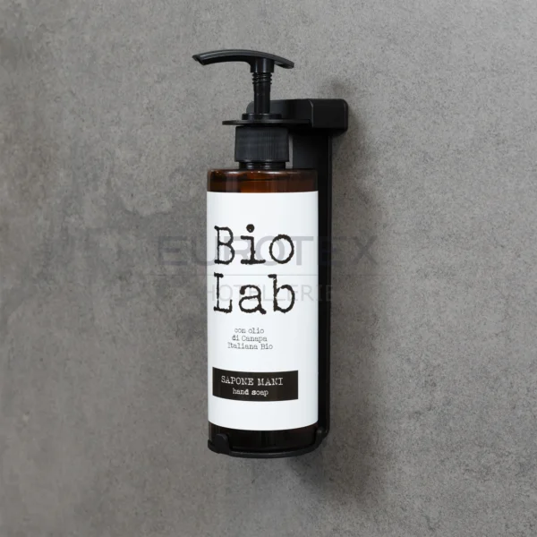 Supporto a muro in acciaio nero per dispenser REFILL - immagine 4