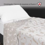 Copriletto ignifugo Arabesco