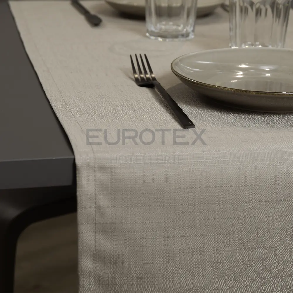 Elite runner Runner idrorepellente no stiro Elite in tessuto jacquard tortora