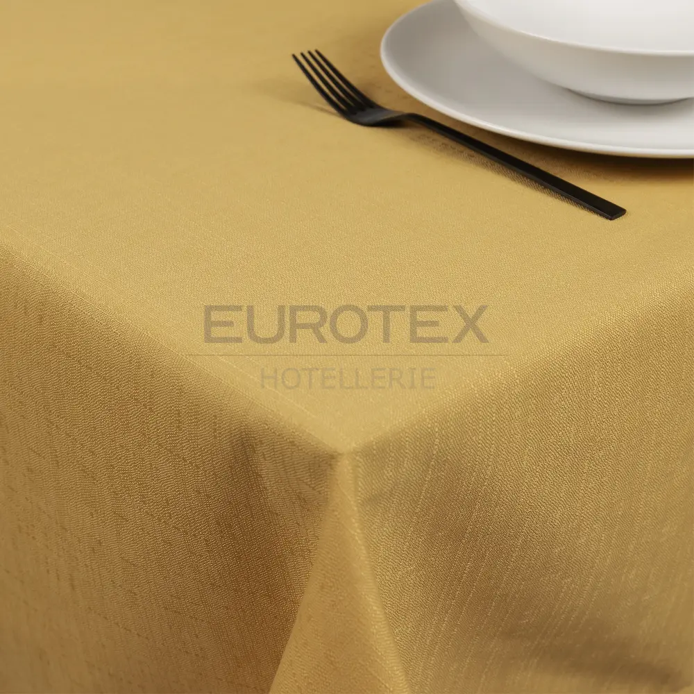Elite tovaglia Tovaglia idrorepellente no stiro Elite in tessuto jacquard giallo