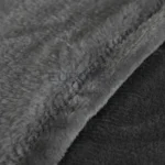 Particolare coperta plaid Dehor colore antracite